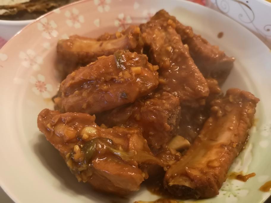 菠萝甜辣酱烧排骨（电饭锅版）