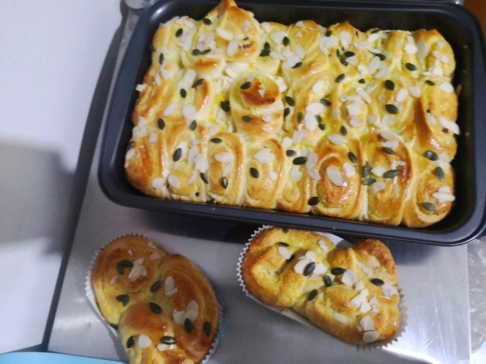 奶香椰蓉吐司🍞（一次发酵即可）飘香整个屋子，香酥可口