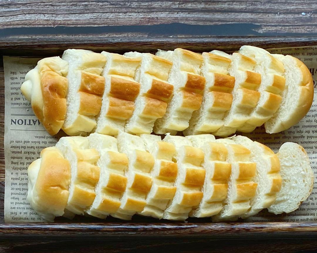 纯奶手撕吐司的做法 步骤1