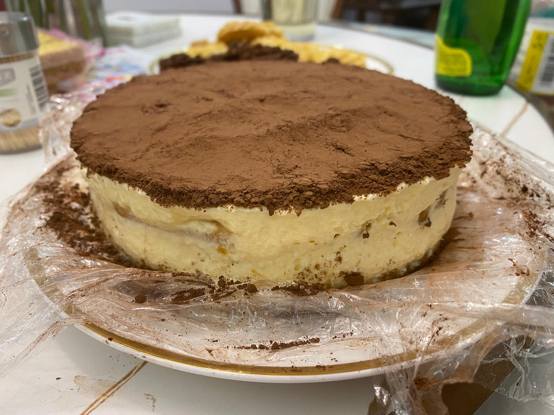 在欧洲学会的经典版提拉米苏