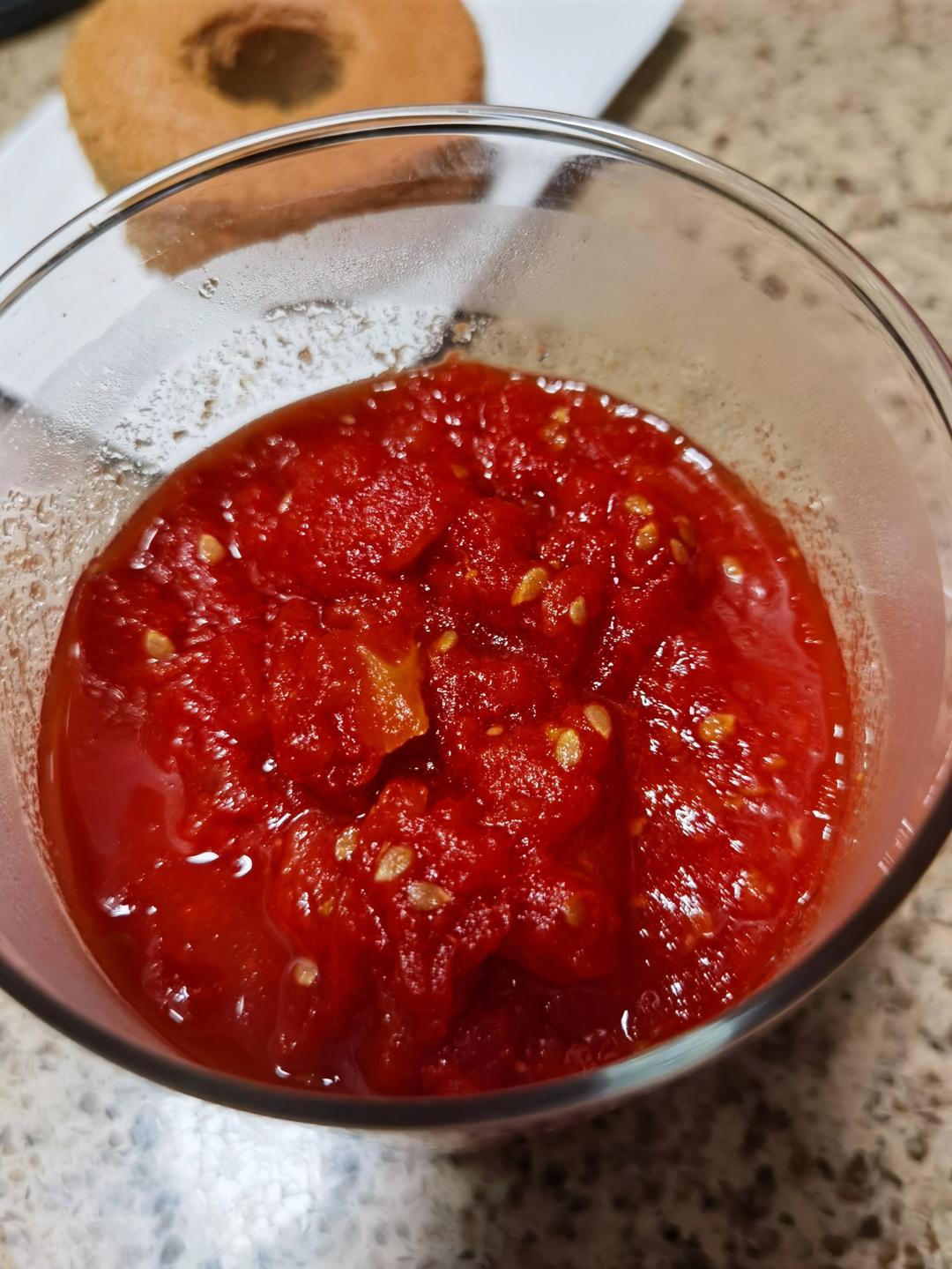 山西西红柿拌面，熬西红柿酱