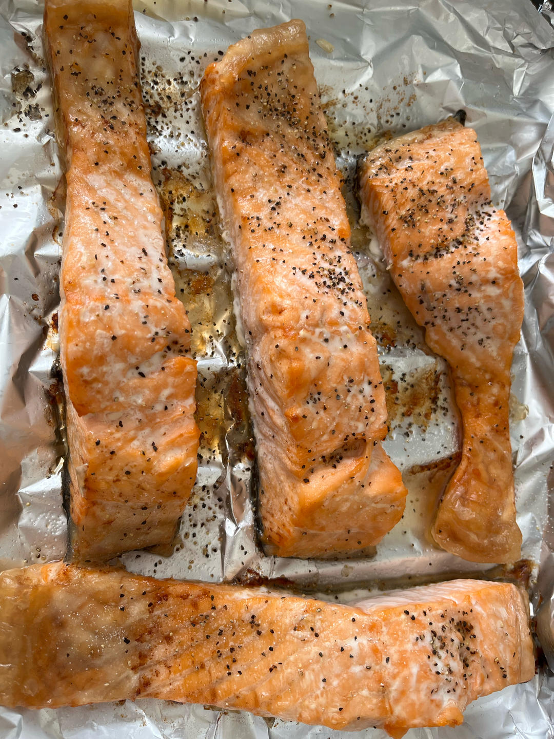 减脂期最爱-简单美味烤三文鱼