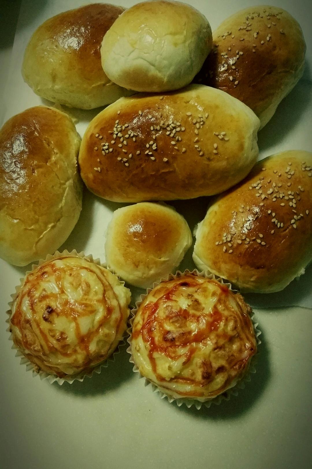 肉松沙拉酱面包（65度汤种）