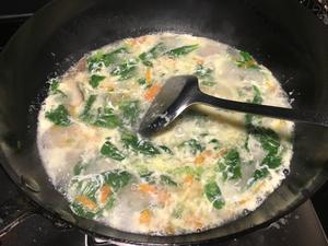 芙蓉鲜蔬汤的做法 步骤5