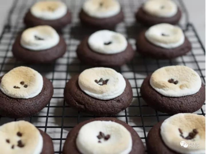 巧克力棉花糖软曲奇