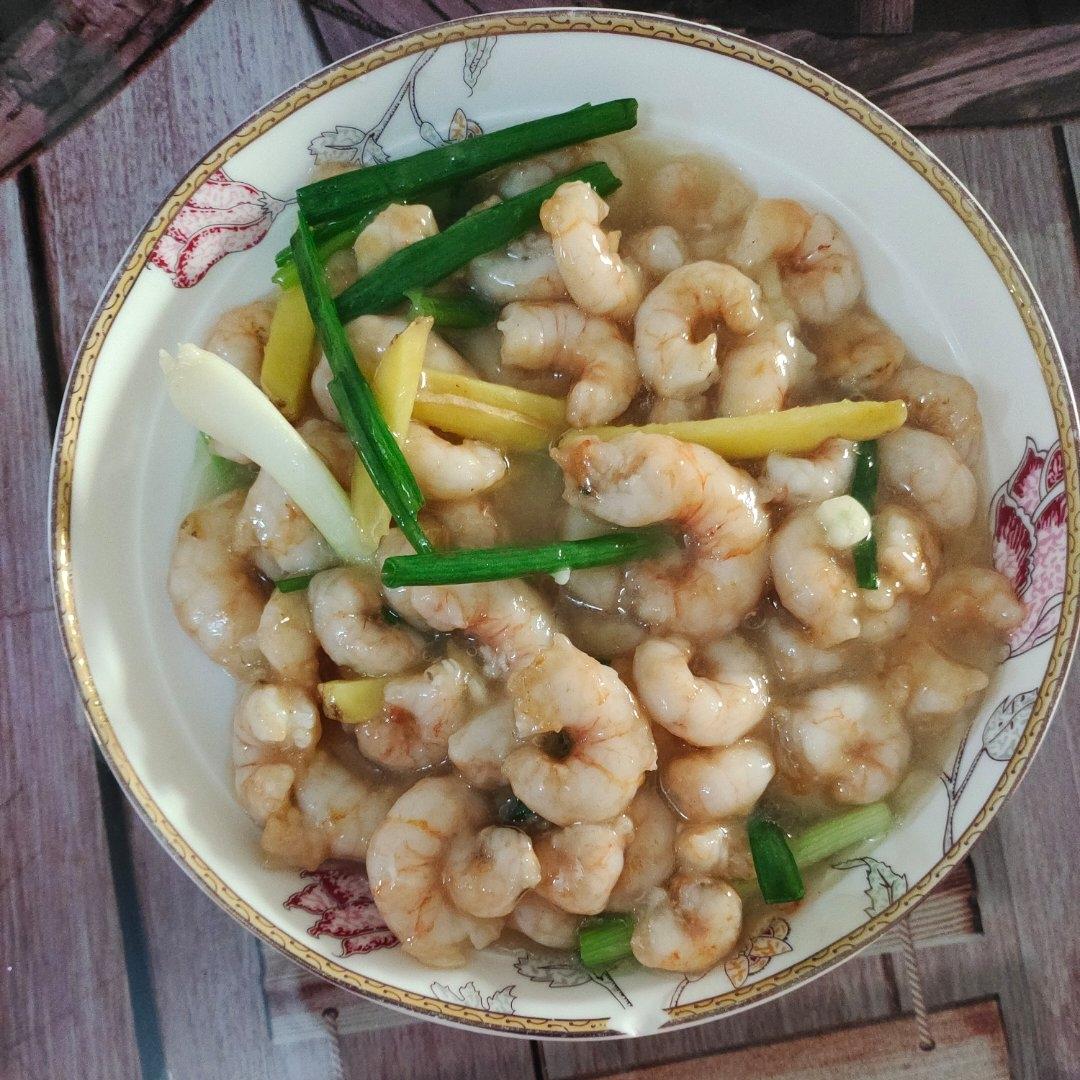 葱爆虾仁