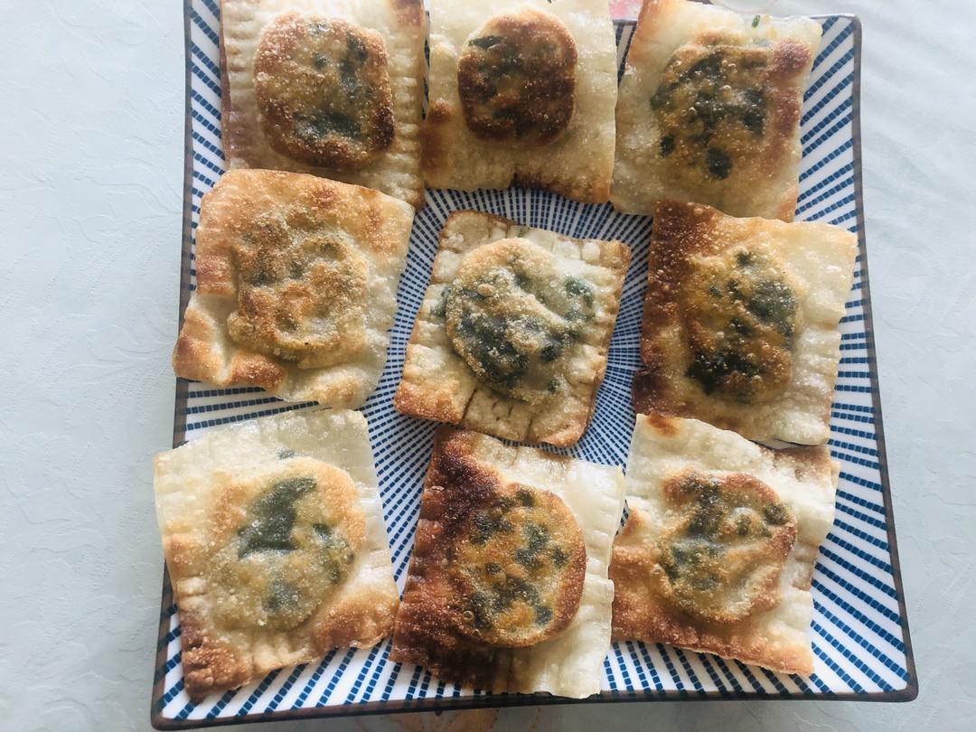 馄饨皮韭菜盒子的做法