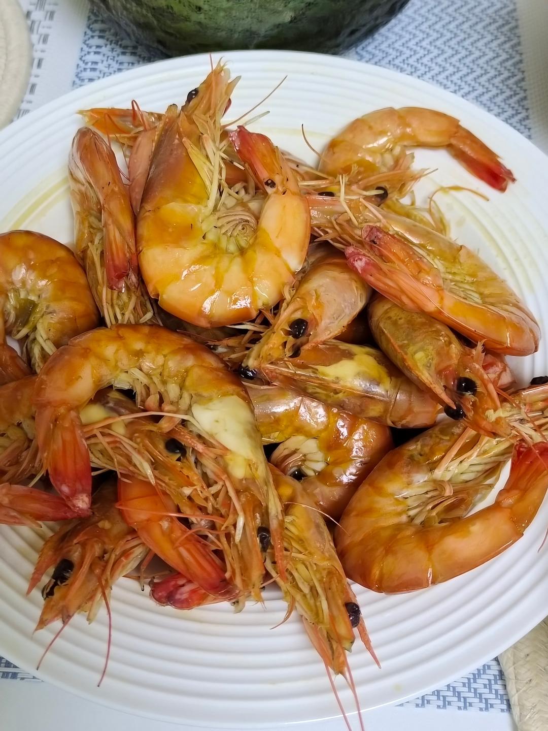 红焖大虾