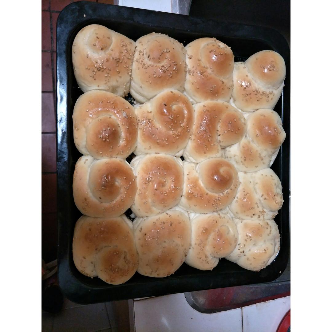 奶油蜂蜜小面包