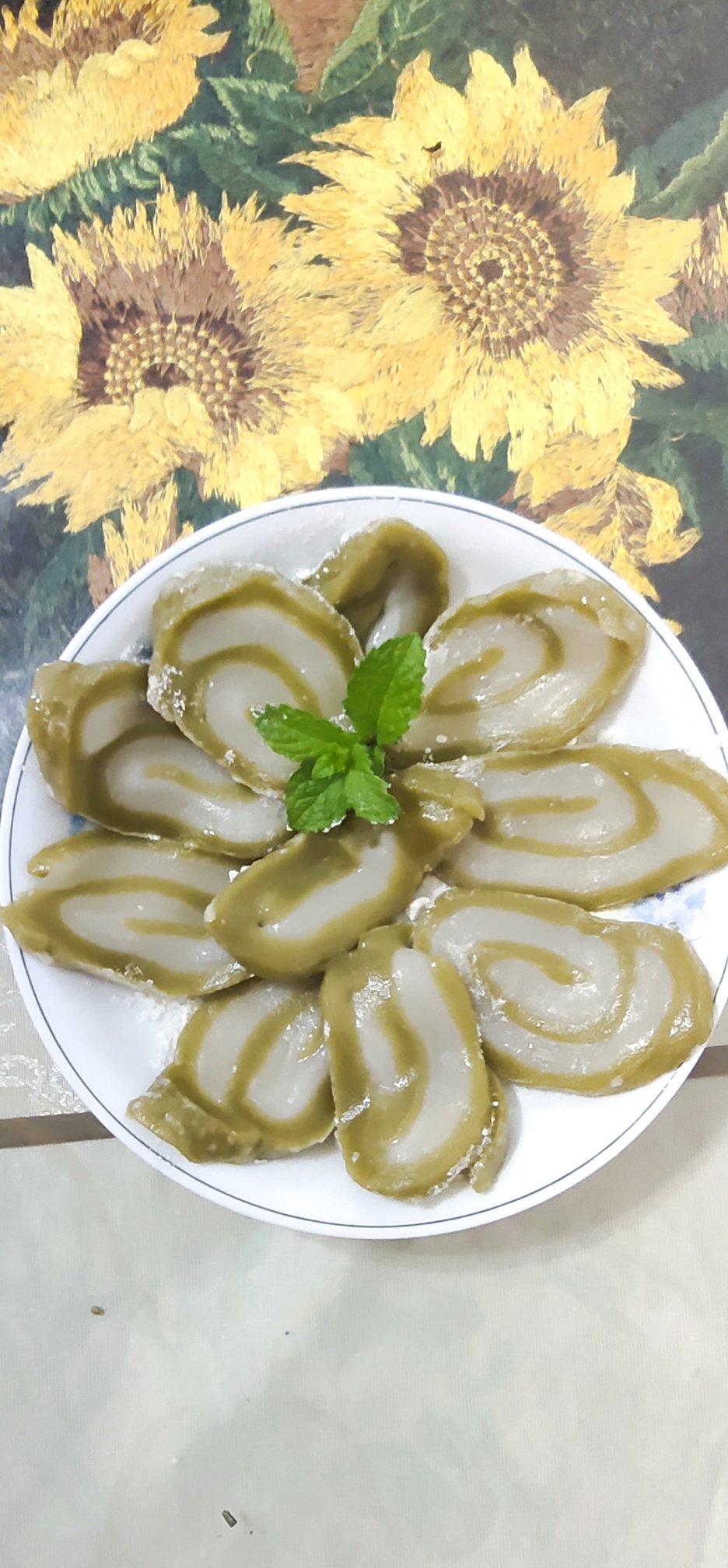 薄荷凉糕。冷饮糕。