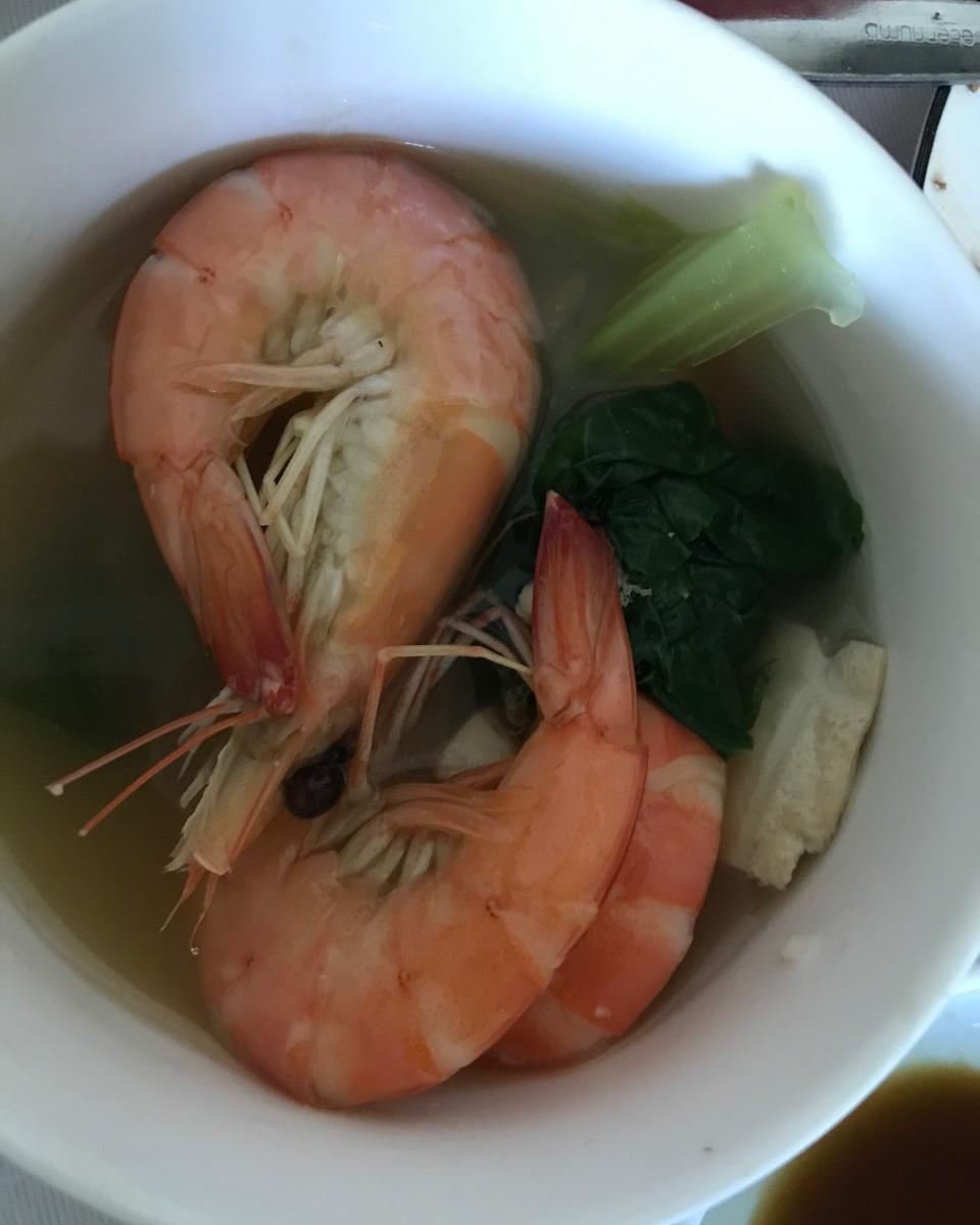 美味鲜虾豆腐汤