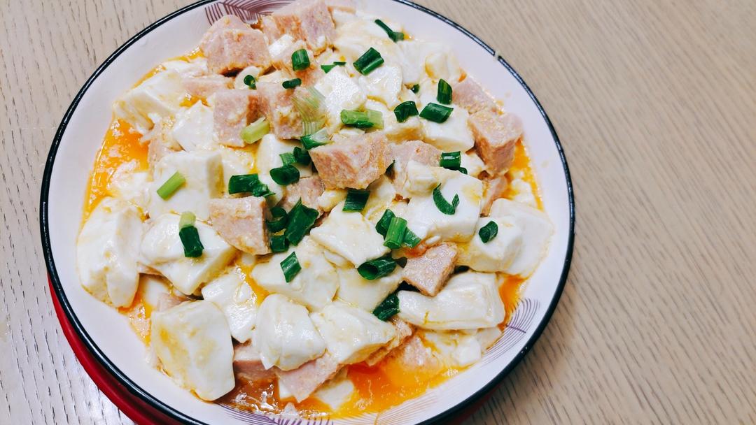 老丁的私房菜-蟹黄豆腐