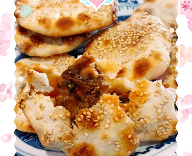 焦香酥软的梅干菜肉烧饼的做法