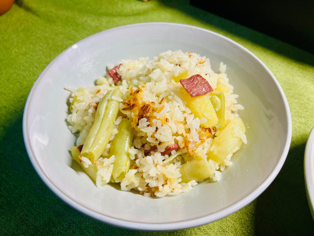 豆角土豆焖饭