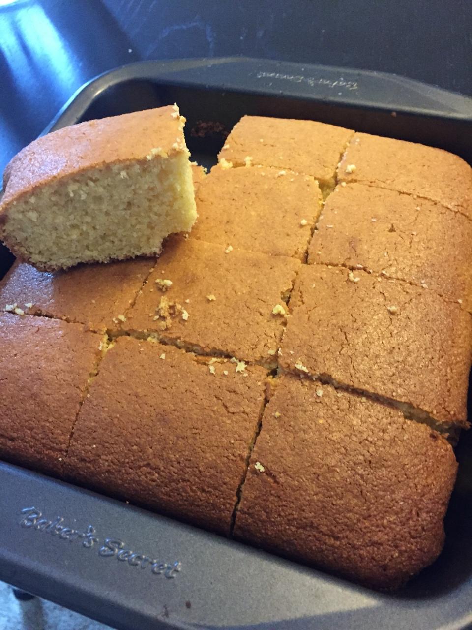 美式玉米面包（corn bread）