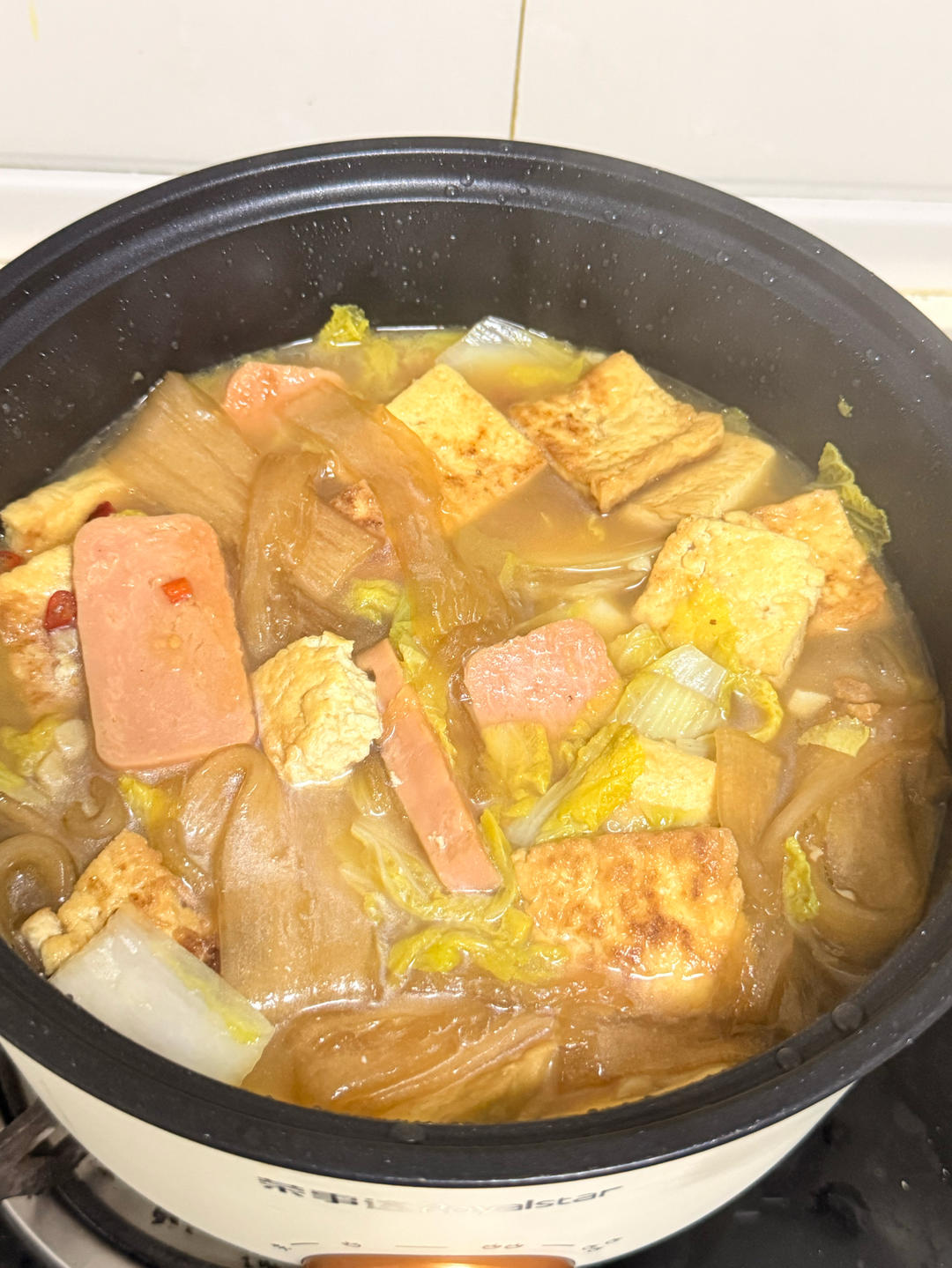 娃娃菜炖豆腐