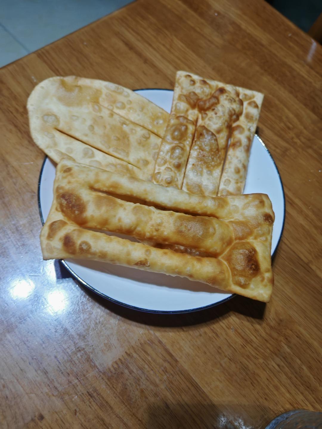 杂粮煎饼，煎饼果子，黄金薄脆