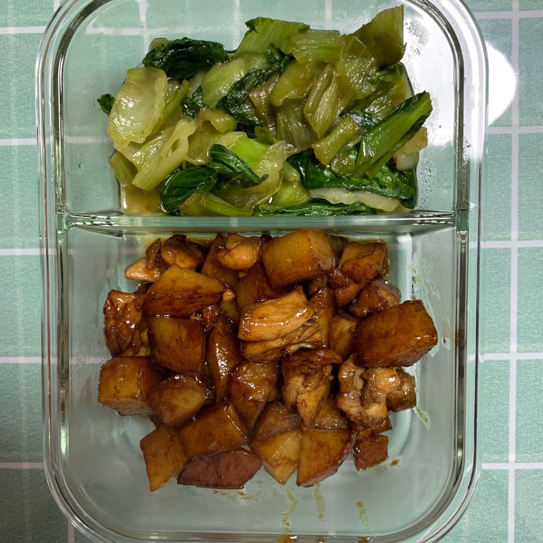 土豆炖（炒）鸡腿
