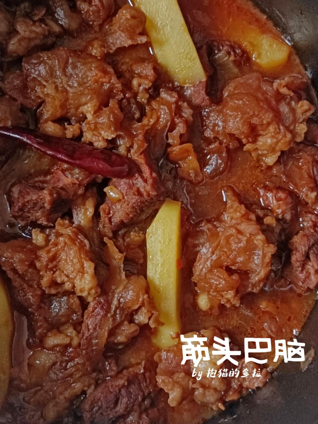 完胜刘一锅的 筋头巴脑炖土豆胡萝卜