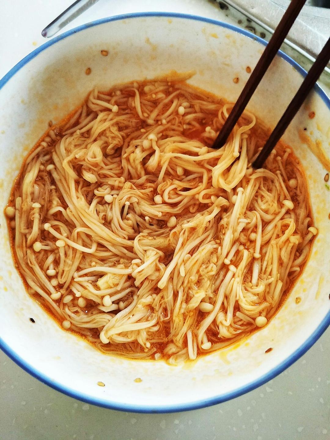 超级下饭菜-红油金针菇