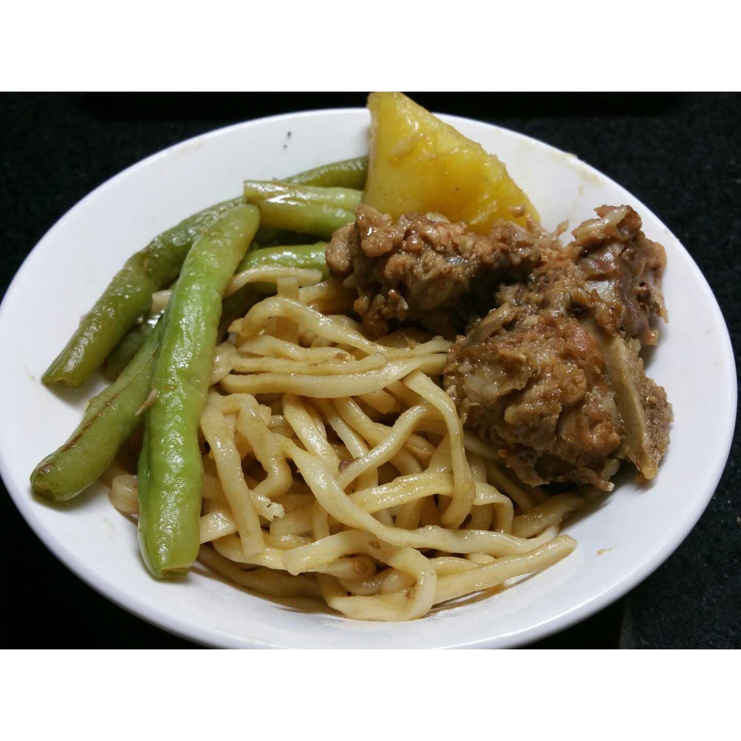排骨豆角焖面