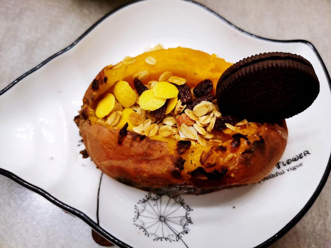 芝士麻薯烤地瓜