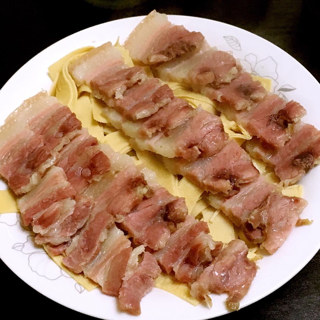 千张蒸咸肉