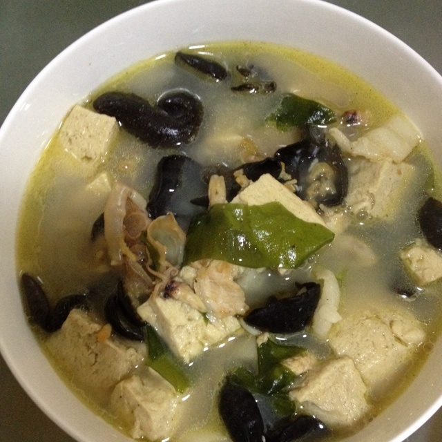 小木马君做的海带冻豆腐汤