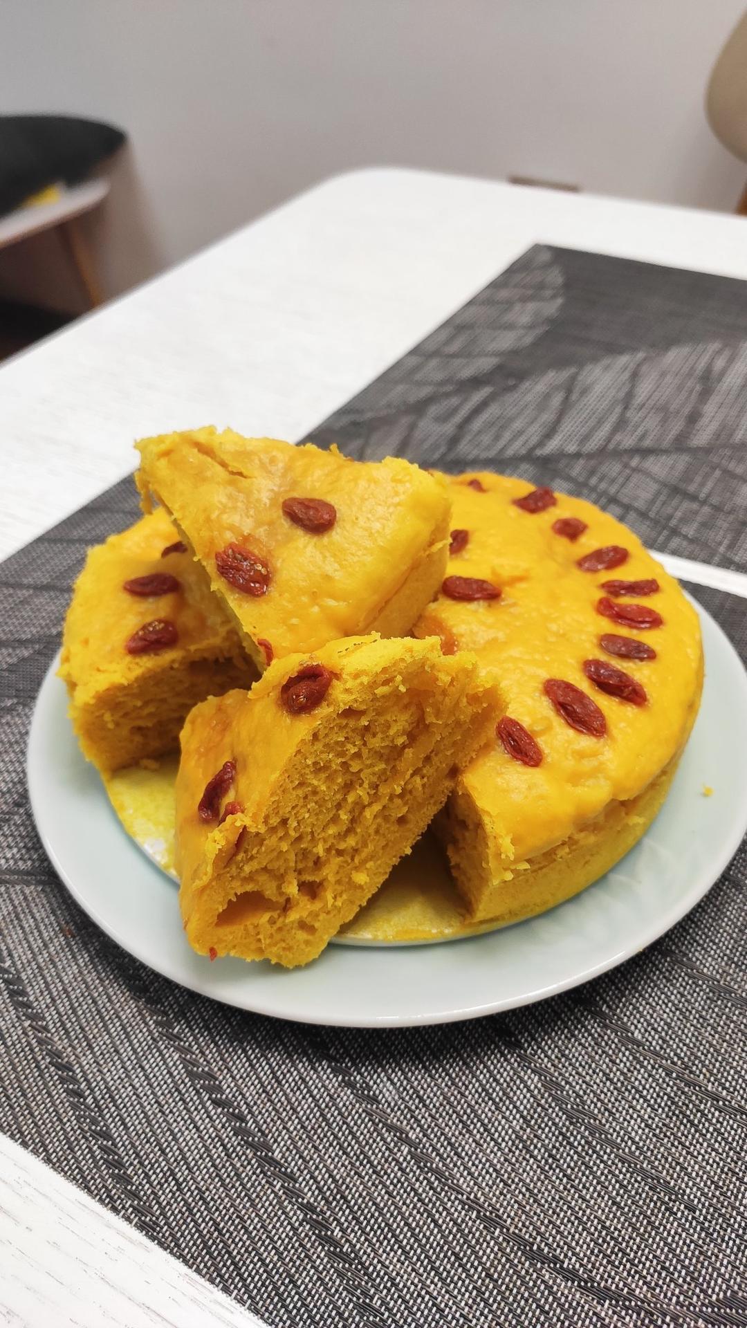 比面包松软的南瓜发糕