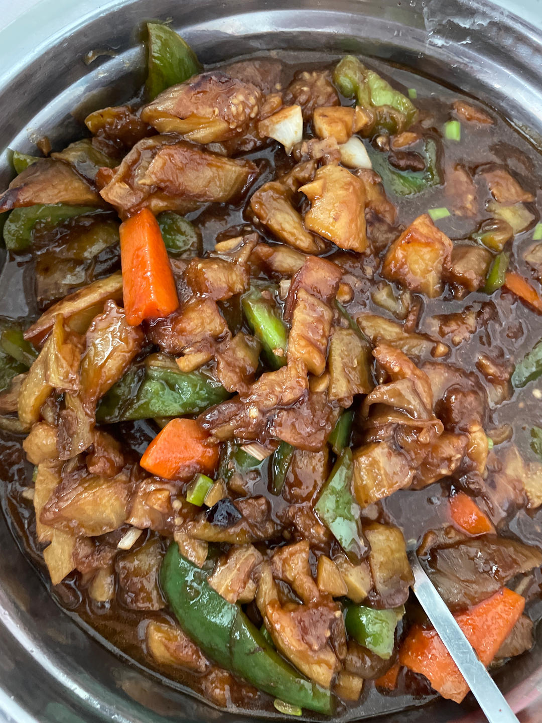 开胃下饭菜！巨简单的家常鱼香茄子煲