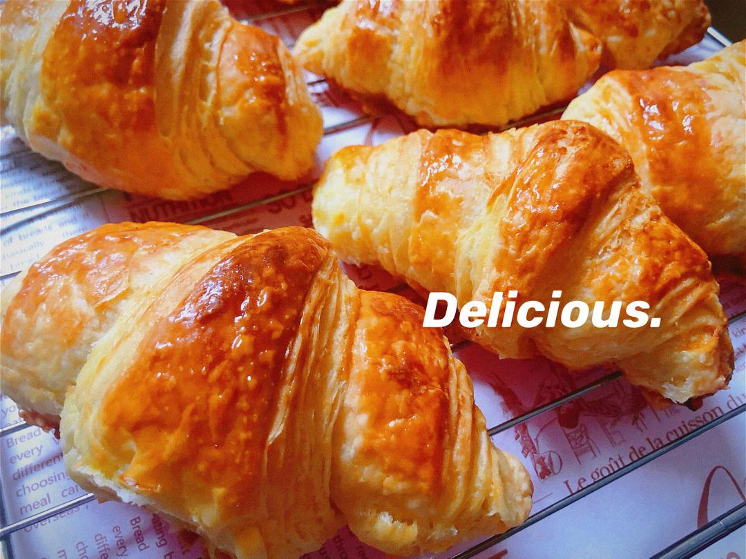 【小高姐】家庭制作牛角包 普通黄油 手工操作 经典蜂窝结构