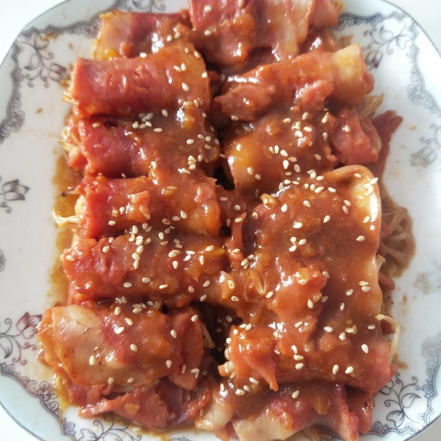 金针菇培根卷