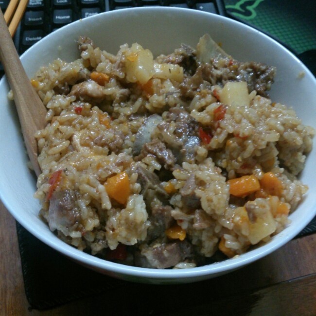 排骨焖饭