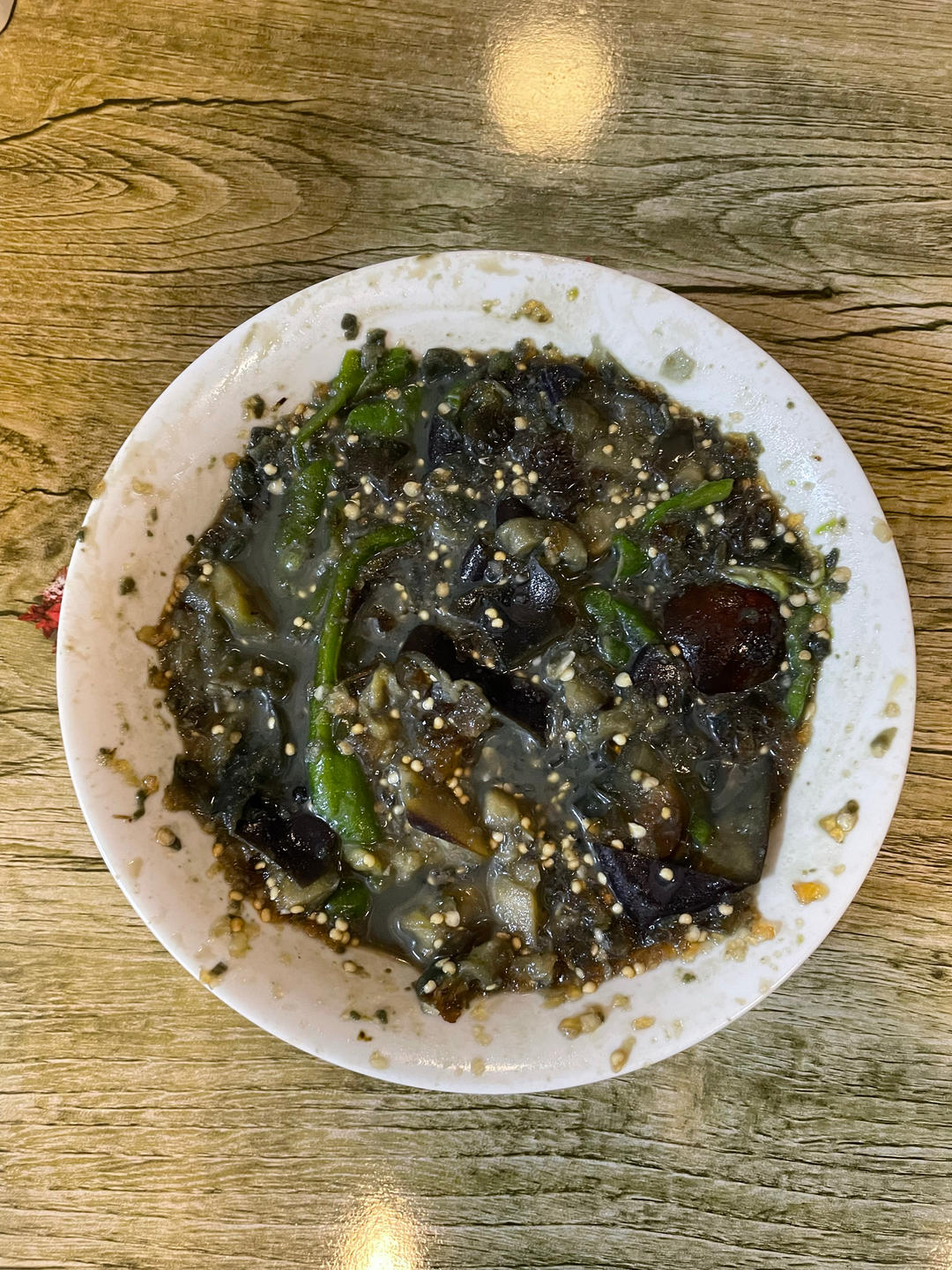 擂辣椒皮蛋茄子