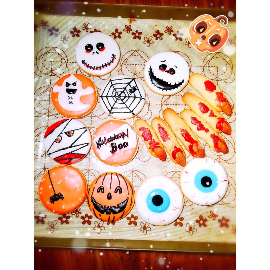 适合新手制作的万圣节糖霜饼干