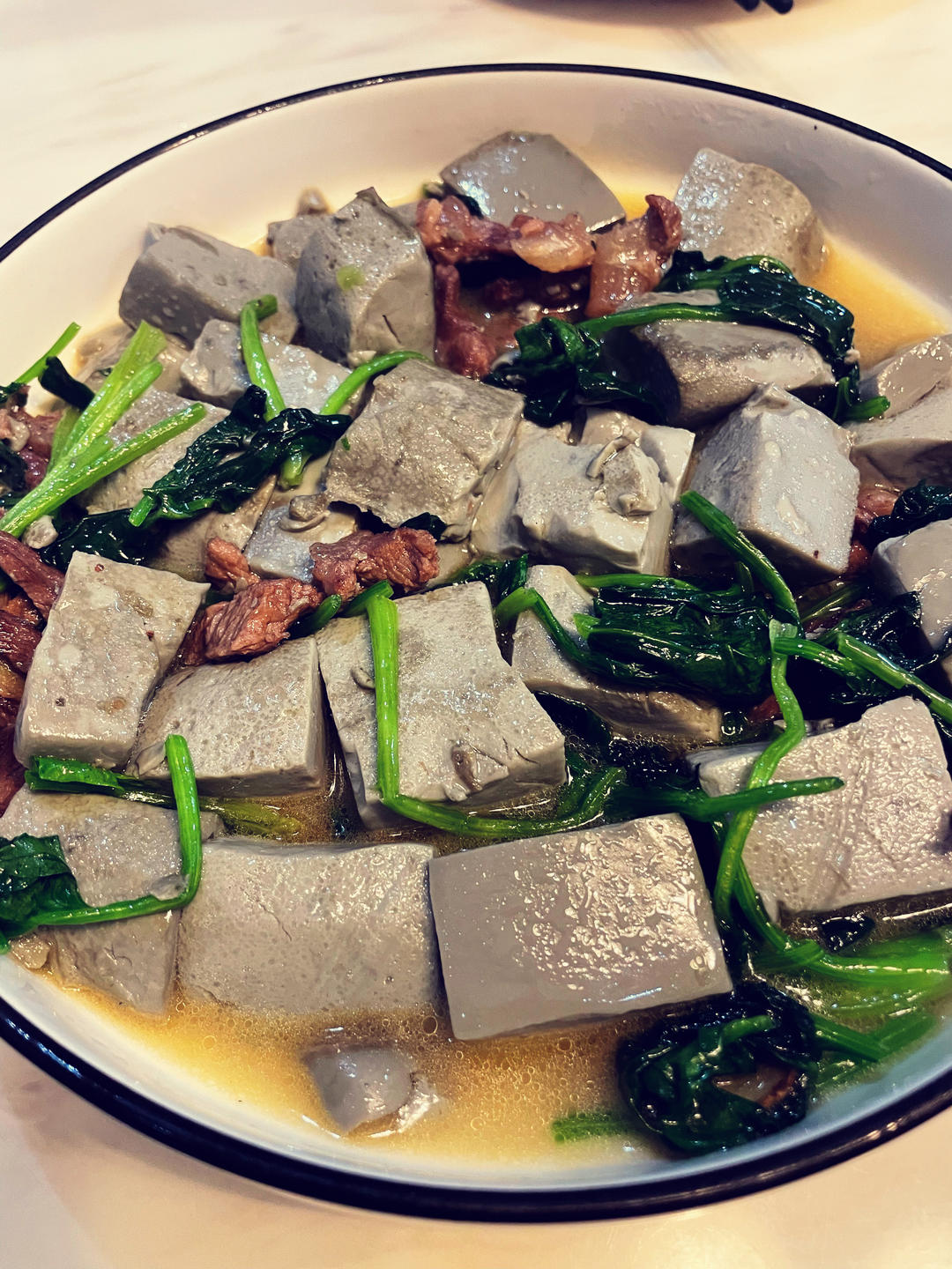 自制黑豆腐