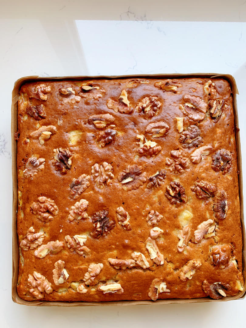 香蕉核桃蛋糕（低油少糖健康版）