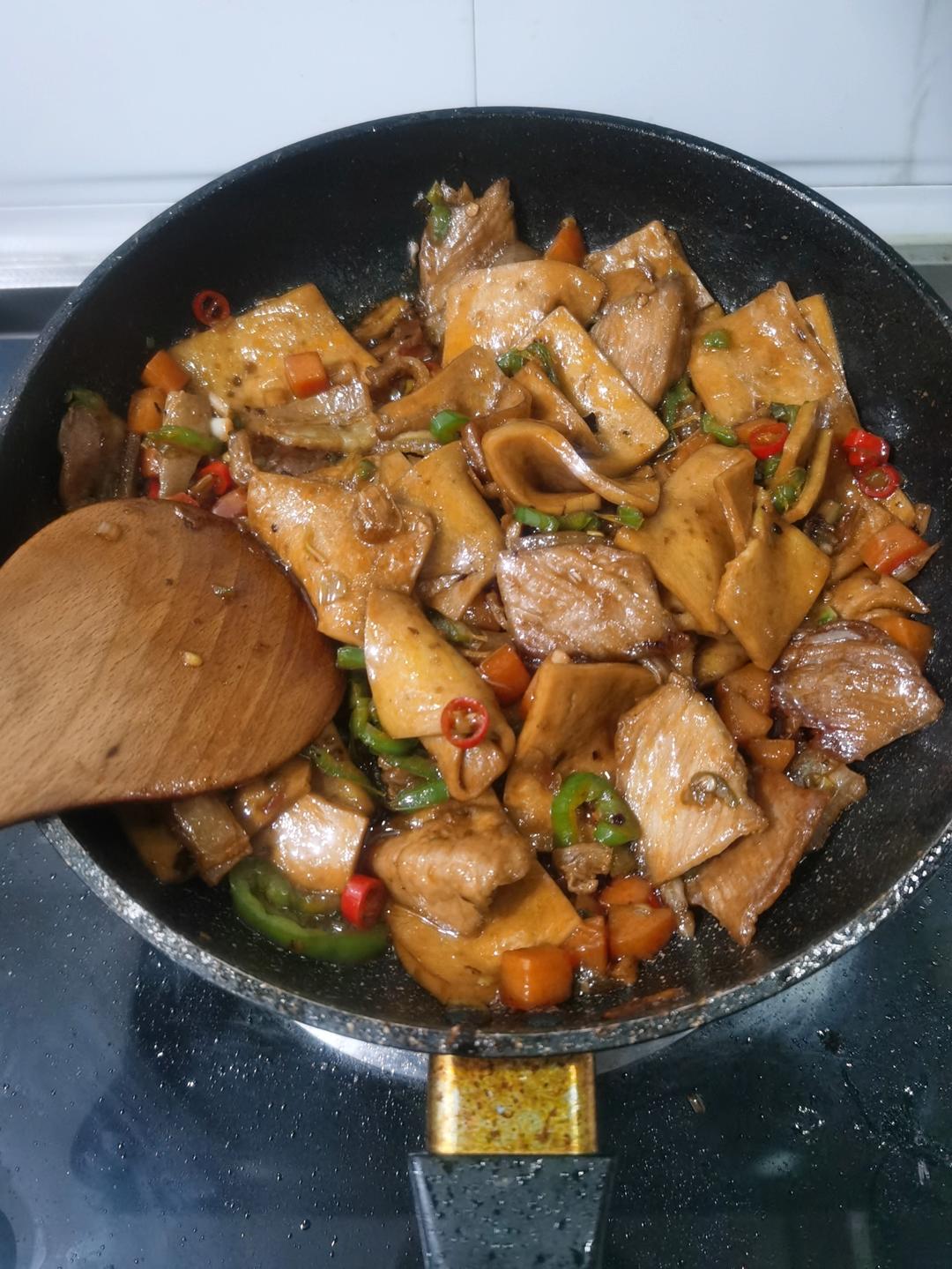 干锅千叶豆腐，千页豆腐