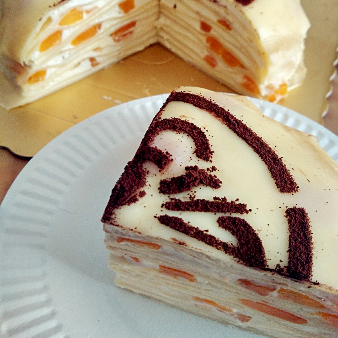 芒果千层蛋糕 6寸