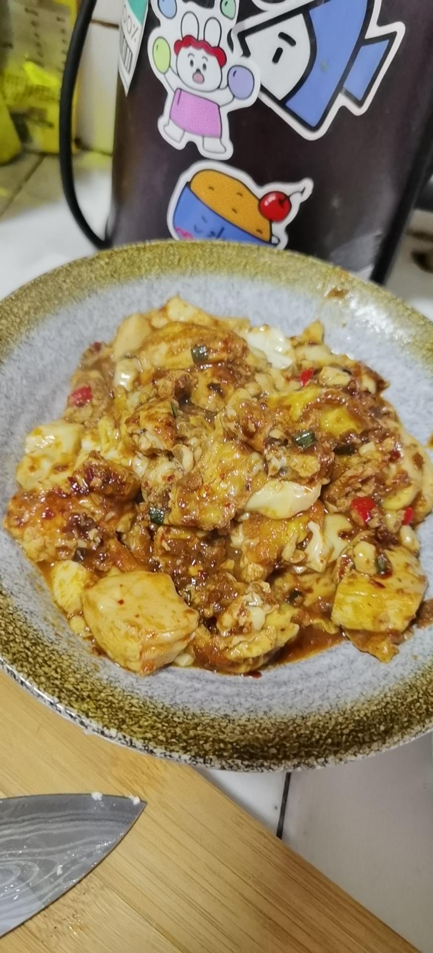 鸡蛋抱豆腐🔥巨下饭、巨好吃