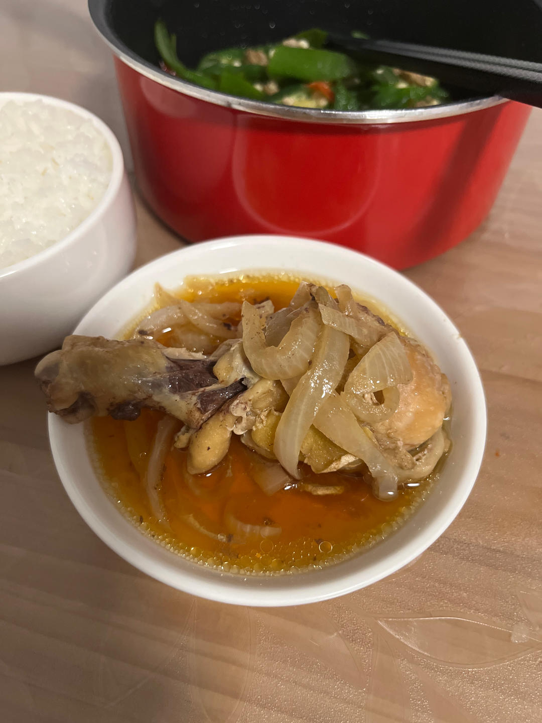 减肥食谱！无油低脂【去皮洋葱鸡腿】超好吃