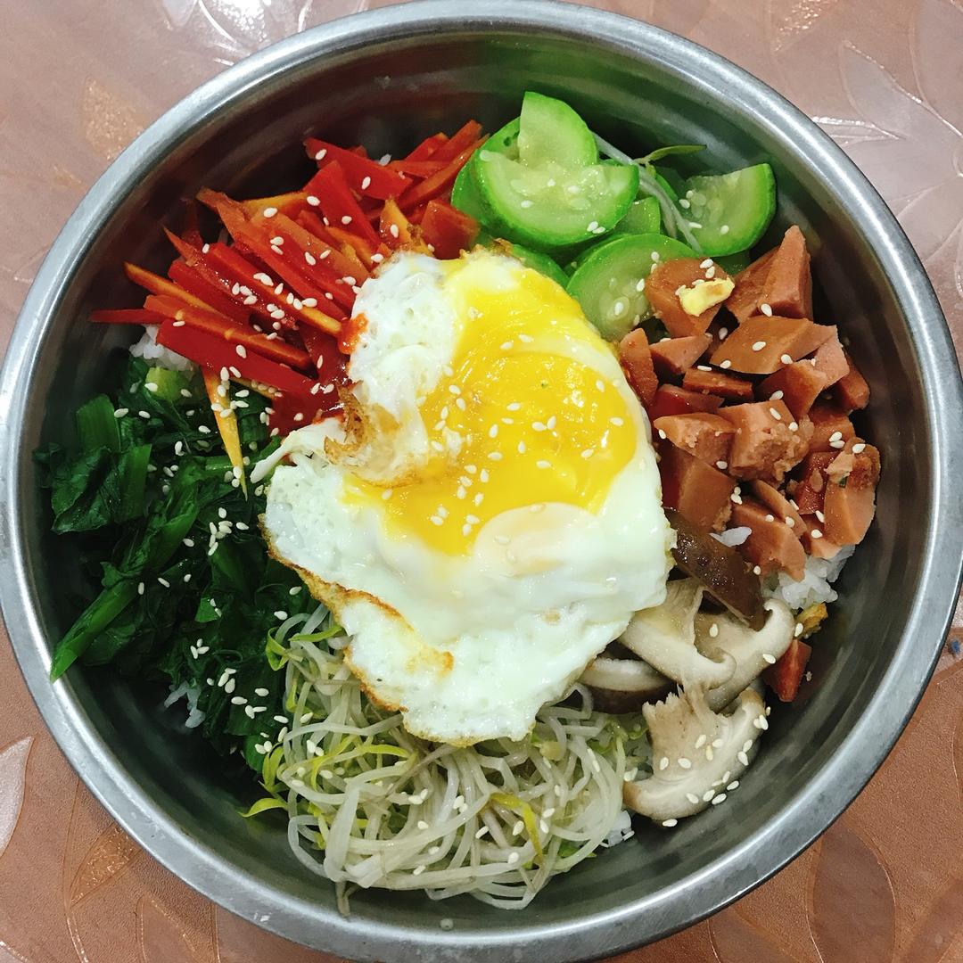 不用石锅的韩式拌饭