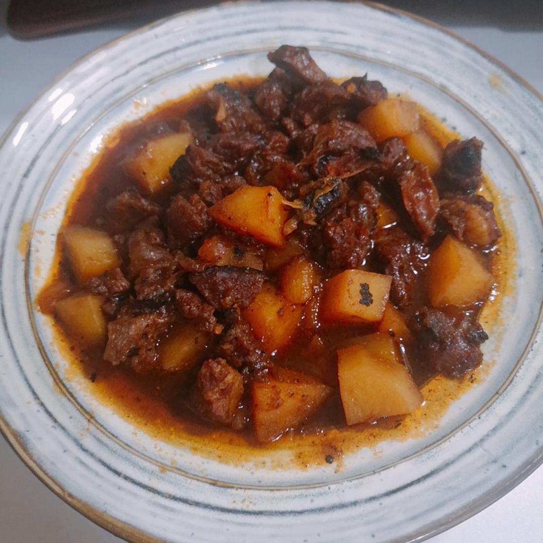 番茄土豆炖牛腩
