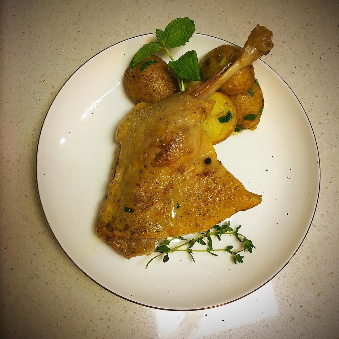 黄油土豆油封鸭腿【食材包操作说明】