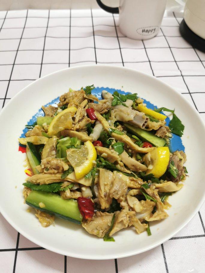 凉拌鸡胸肉丝