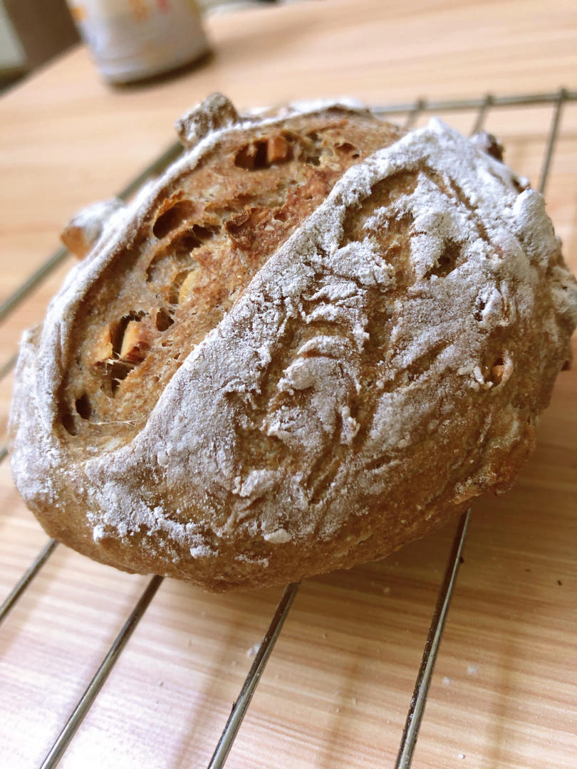 欧包的秘密（免揉/大孔洞/核桃/超简单）