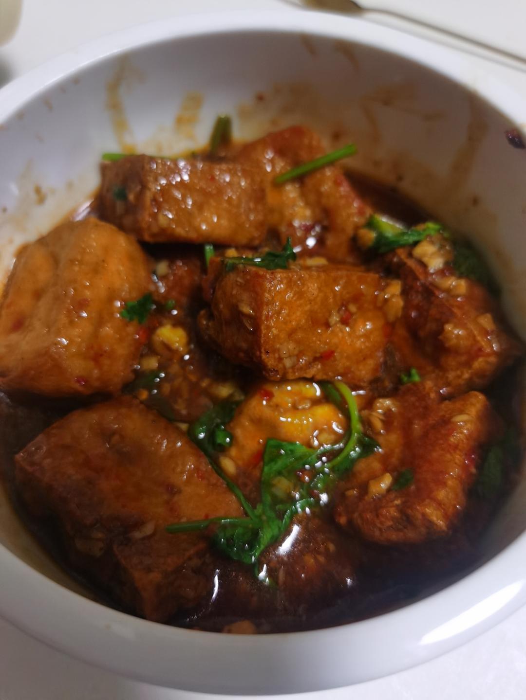 浇汁豆腐