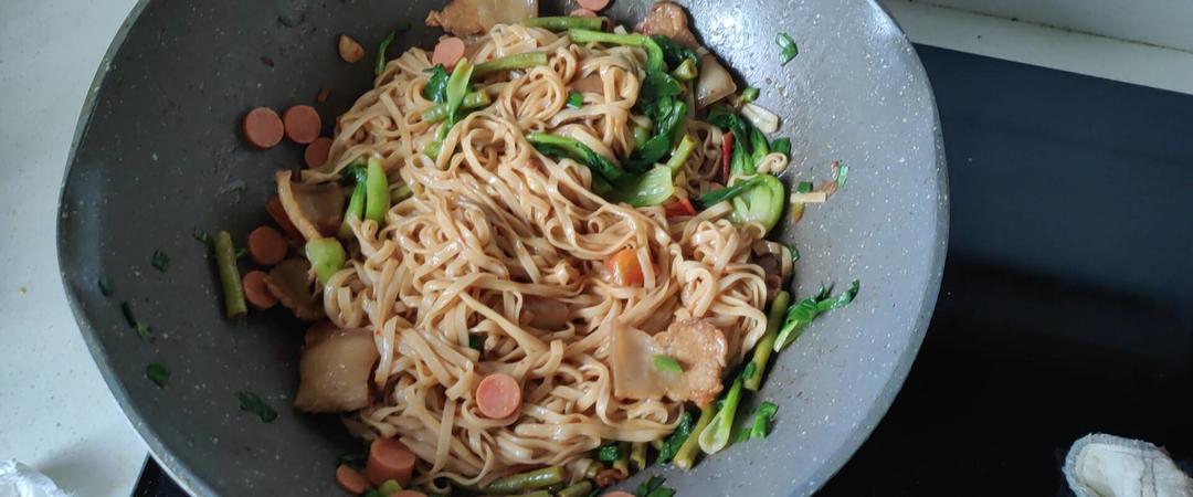 挂面也能焖~的豆角焖面