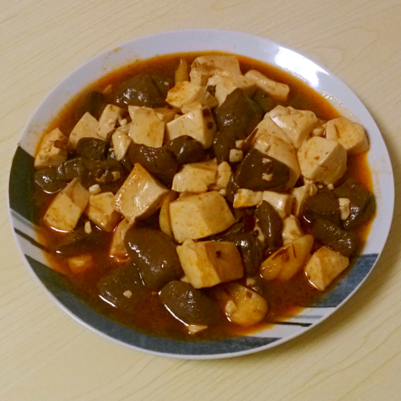 鸳鸯豆腐——口感滑嫩，味道超好哦