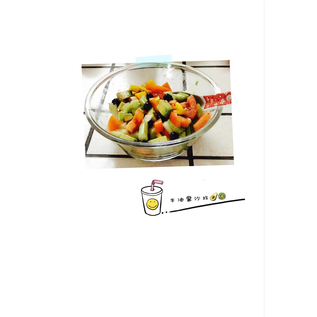 【减脂小厨房】牛油果沙拉
